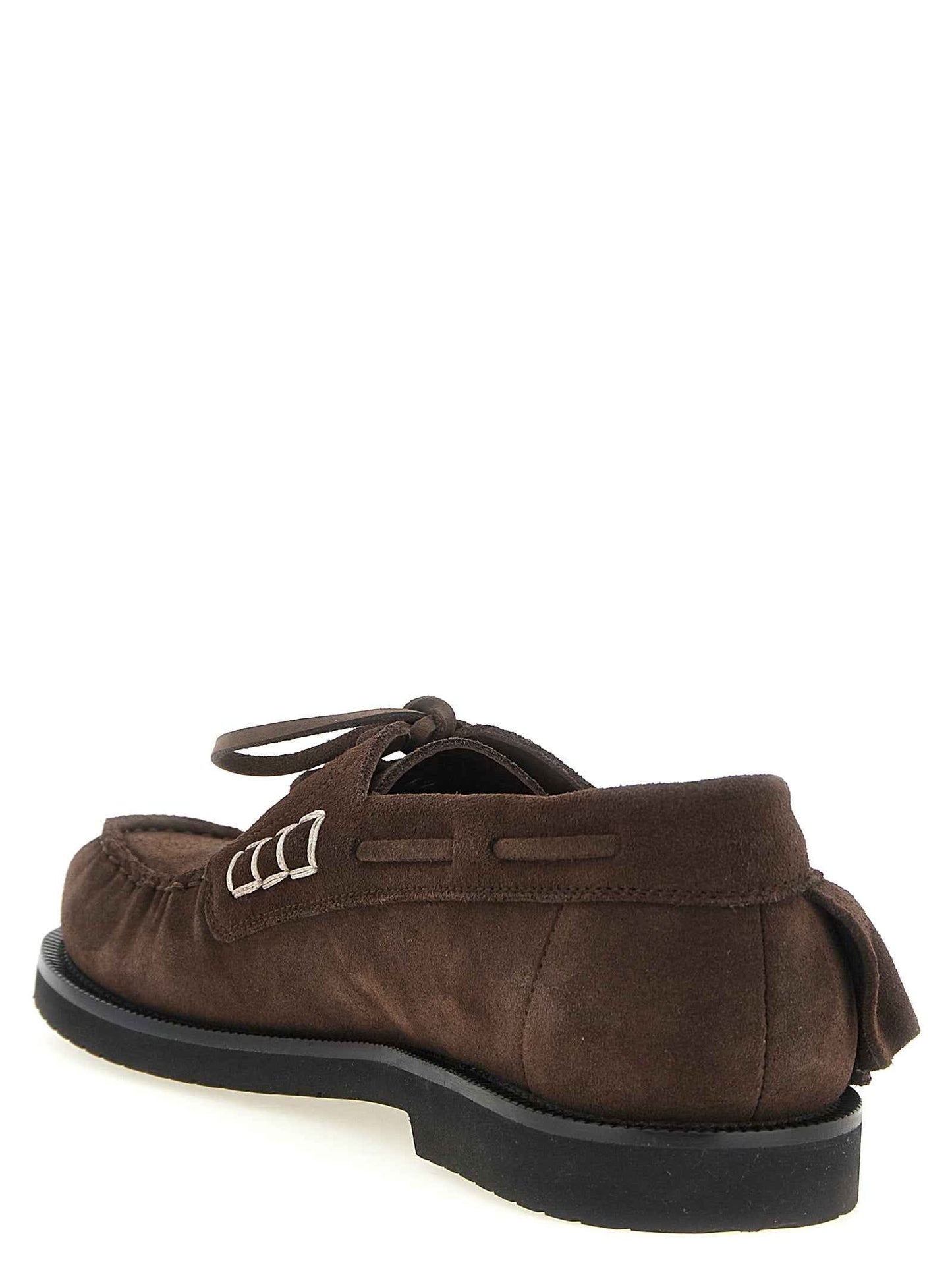 Brown Suede Leather Moccassin