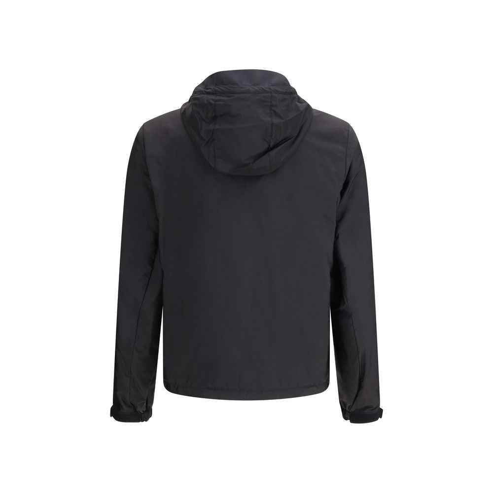 Black Recycled Polyamide Shell Jacket