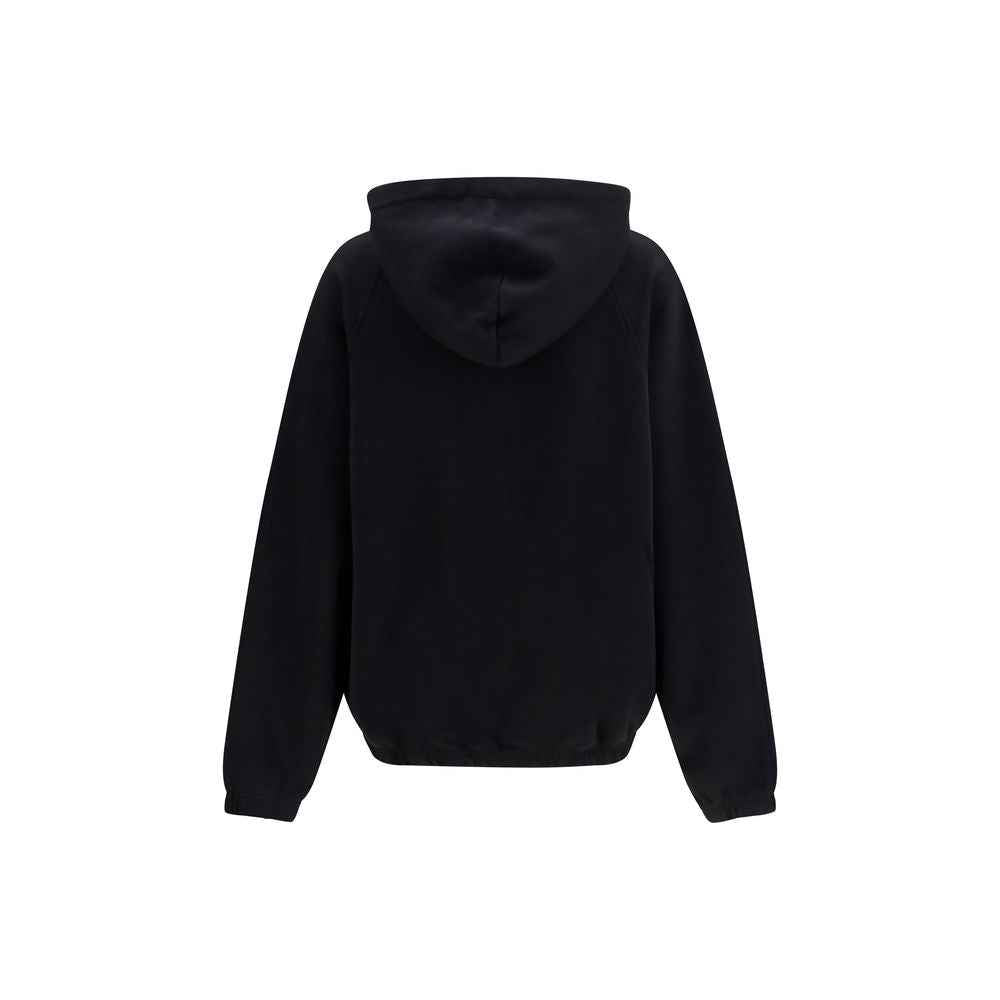 Black Cotton Sweatshirt