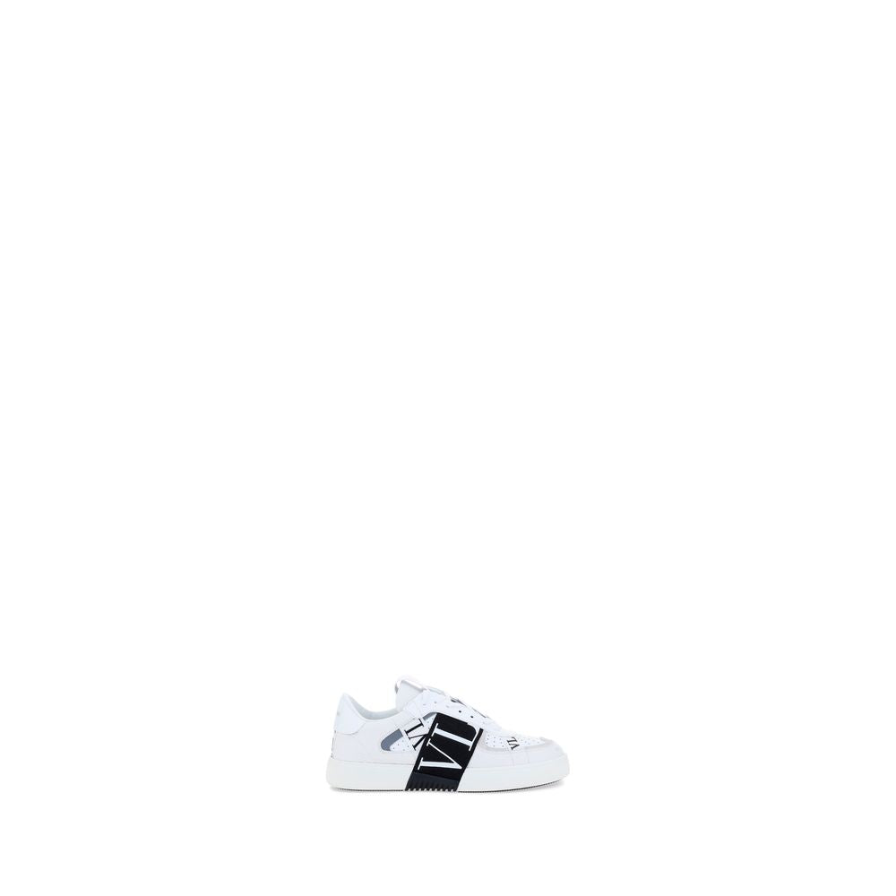 White Calf Leather Bos Taurus Athletic Sneakers