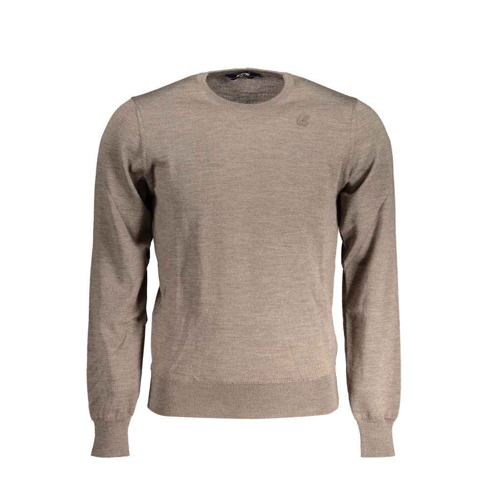 Brown Wool Men's Sweater