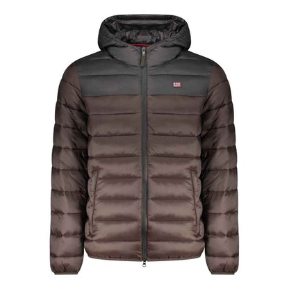 Marrone Poliammide Men's Jacket