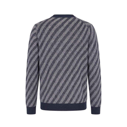 Blue Linen Men Cardigan
