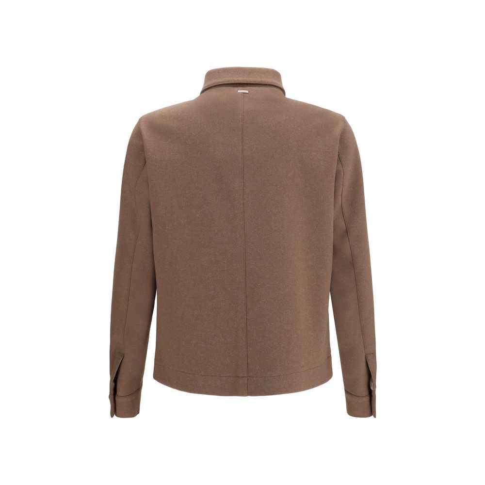 Brown Polyester Jacket