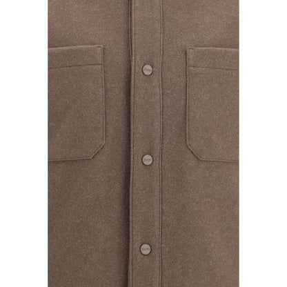 Brown Polyester Jacket