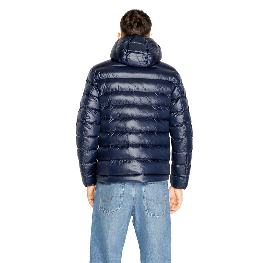 Blue Polyester Shell Jacket