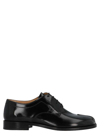 Black Calfskin Oxfords And Derbies