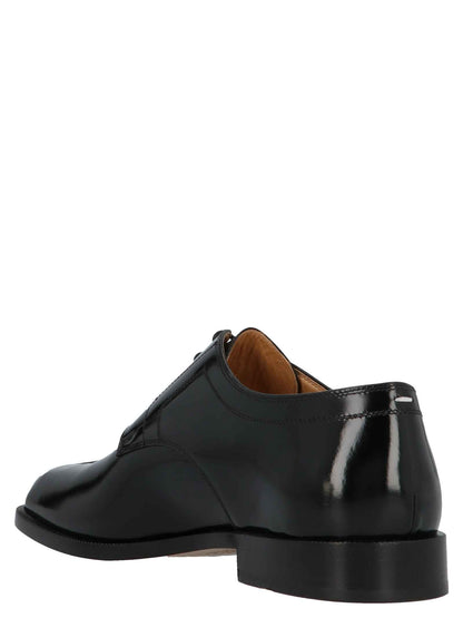 Black Calfskin Oxfords And Derbies