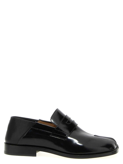 Black Calfskin Slip-On Loafers