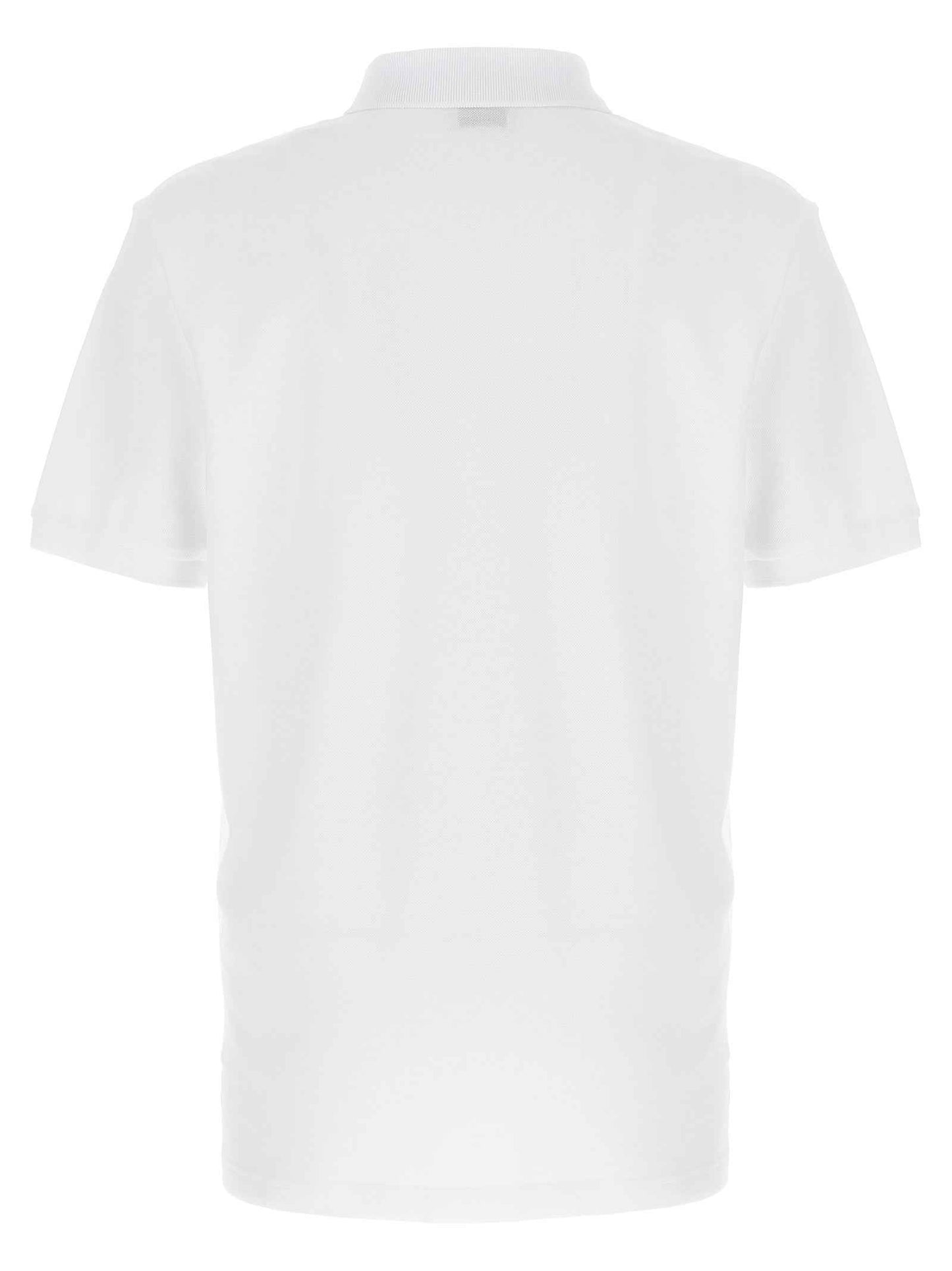 White Cotton Polo Shirt