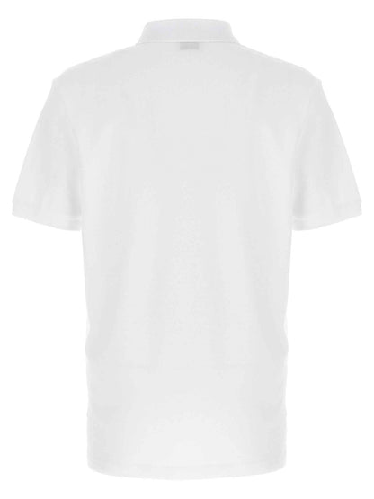 White Cotton Polo Shirt