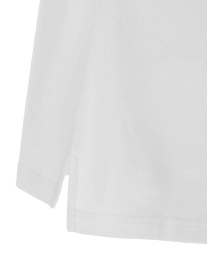 White Cotton Polo Shirt