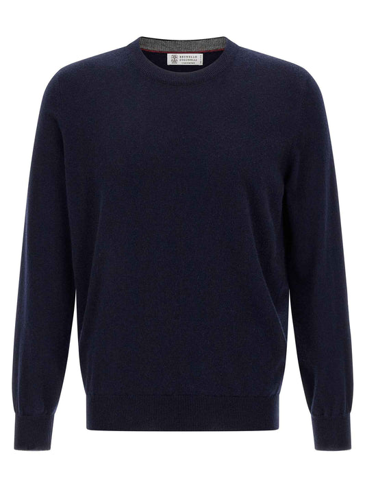 Blue Cashmere Cardigan