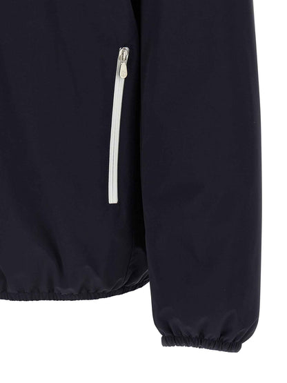 Blue Polyamide Shell Jacket