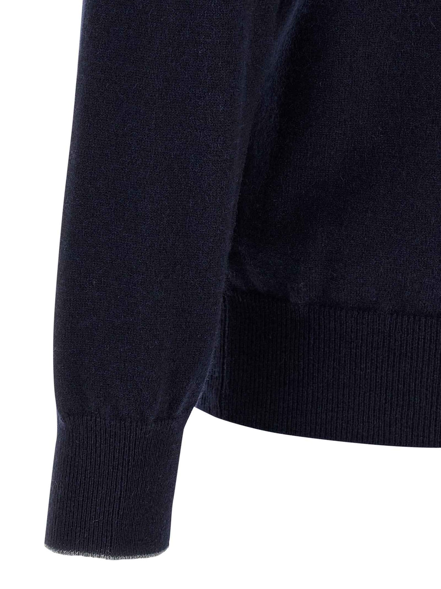Blue Cashmere Cardigan