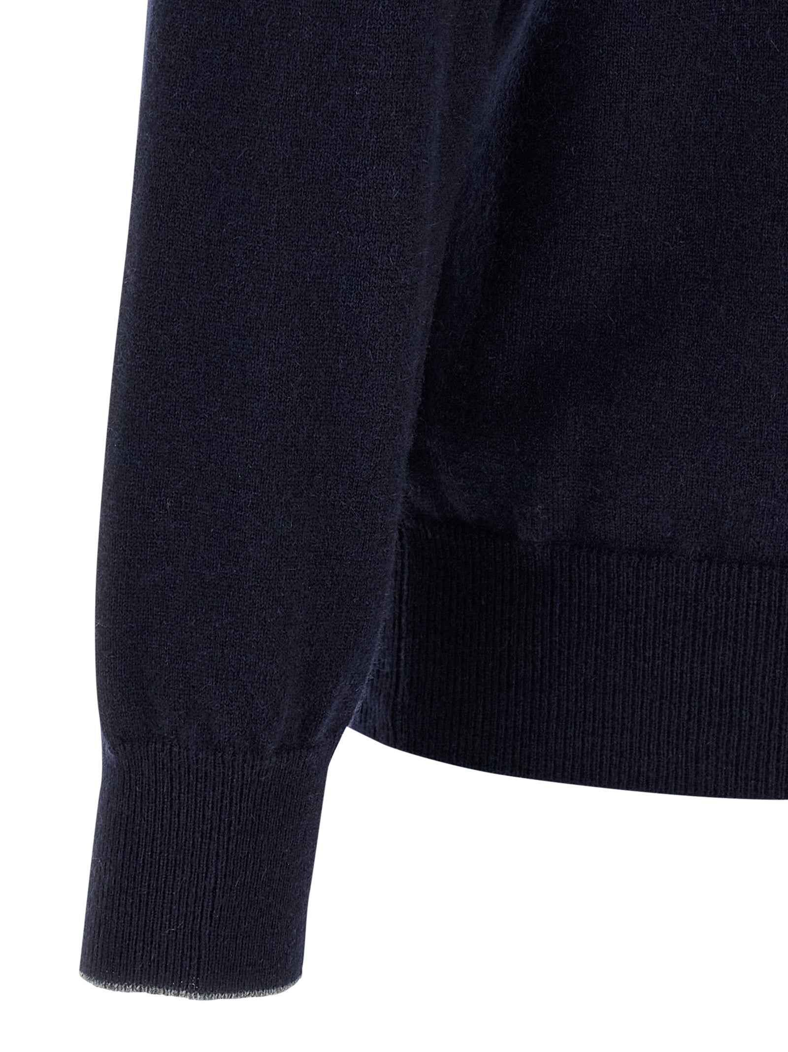 Blue Cashmere Cardigan