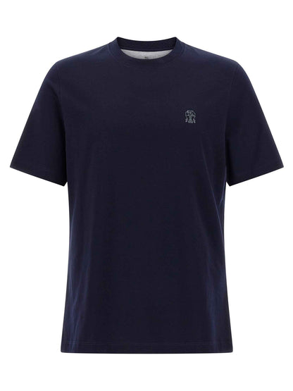 Blue Cotton T-Shirt