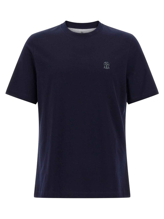 Blue Cotton T-Shirt