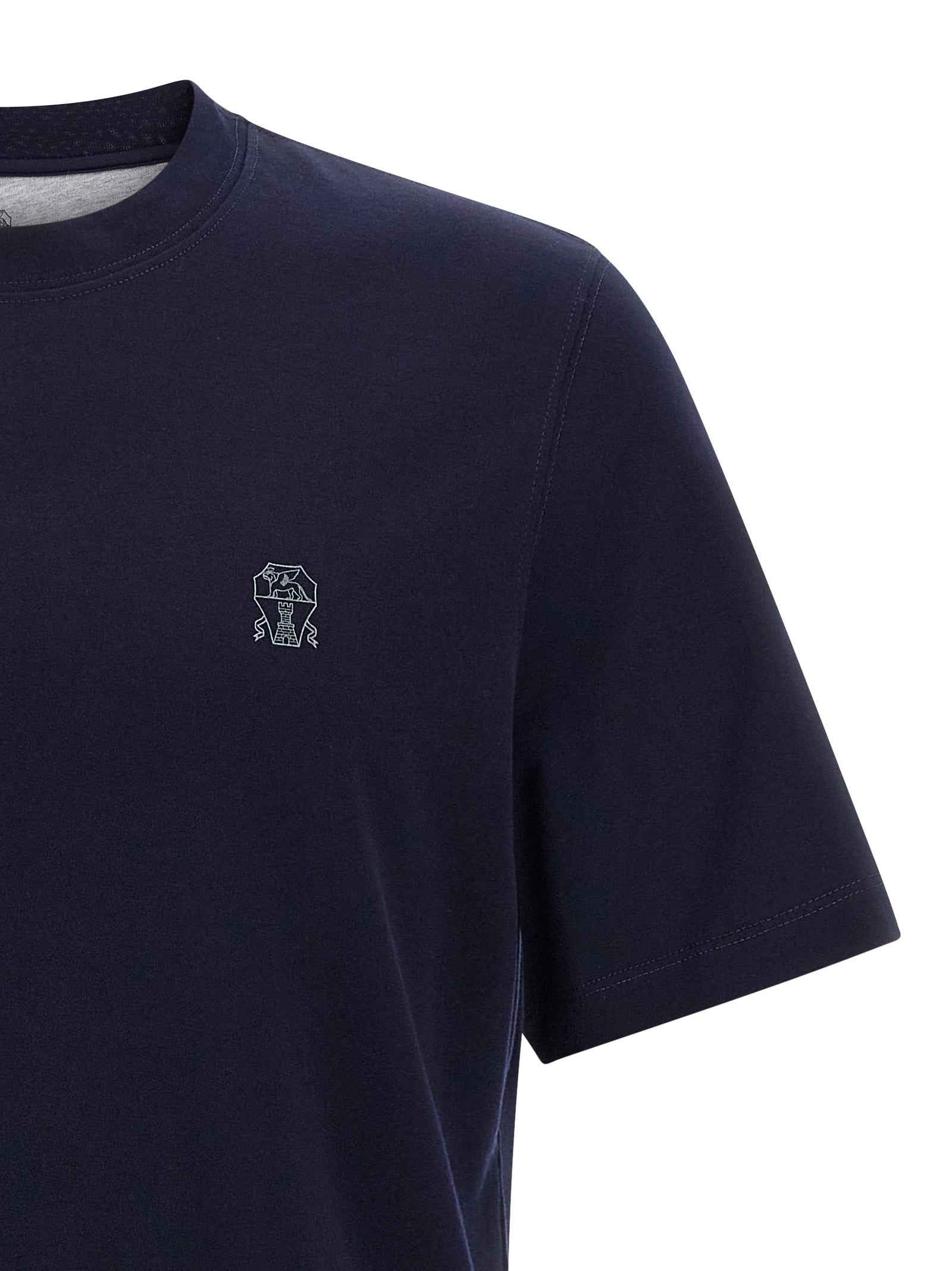 Blue Cotton T-Shirt
