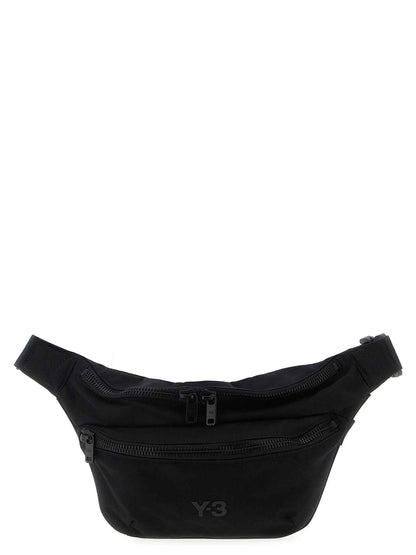 Black Polyamide Crossbody Bag