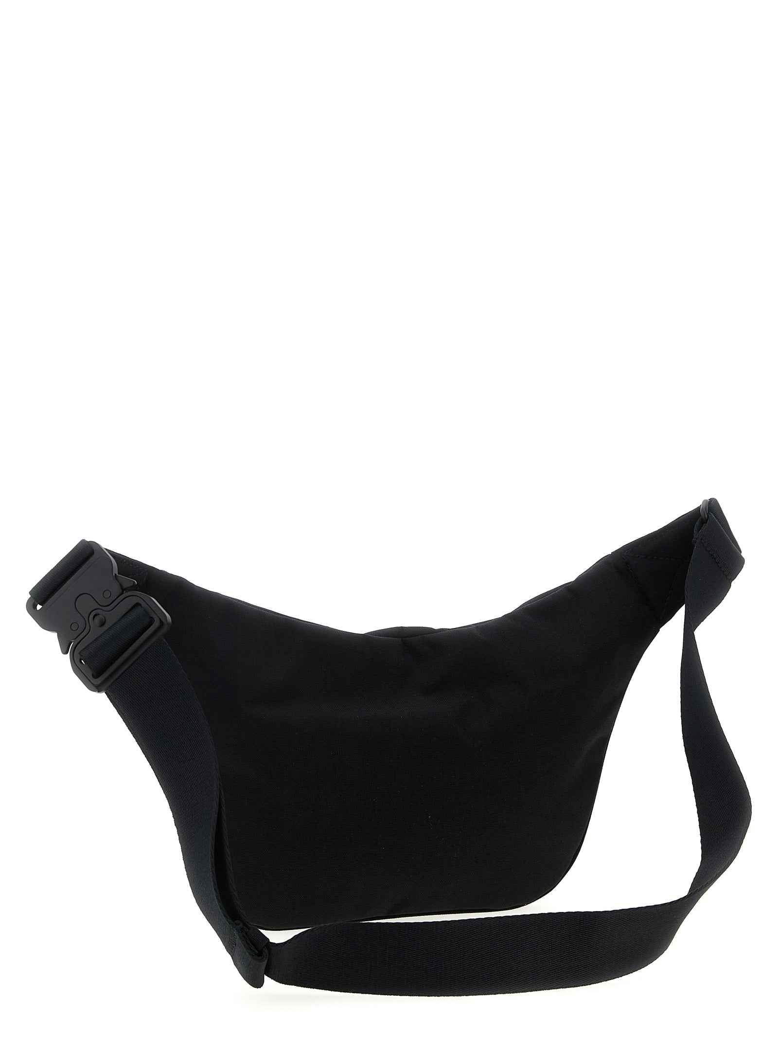 Black Polyamide Crossbody Bag