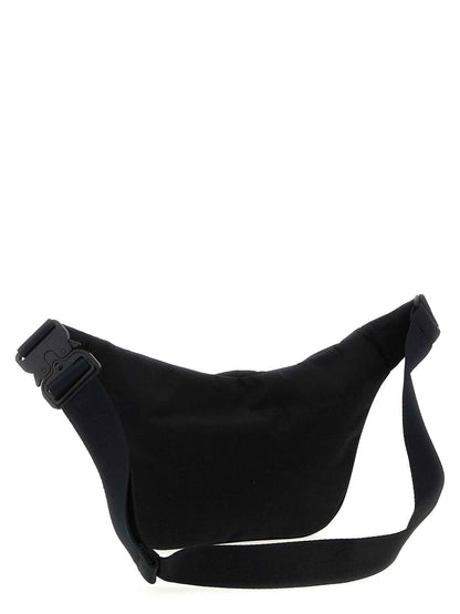 Black Polyamide Crossbody Bag