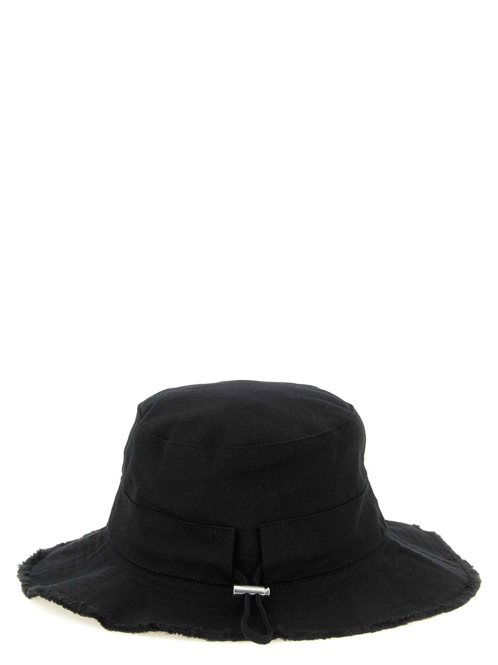 Black Cotton Bucket Hat