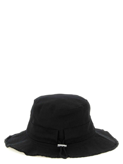 Black Cotton Bucket Hat