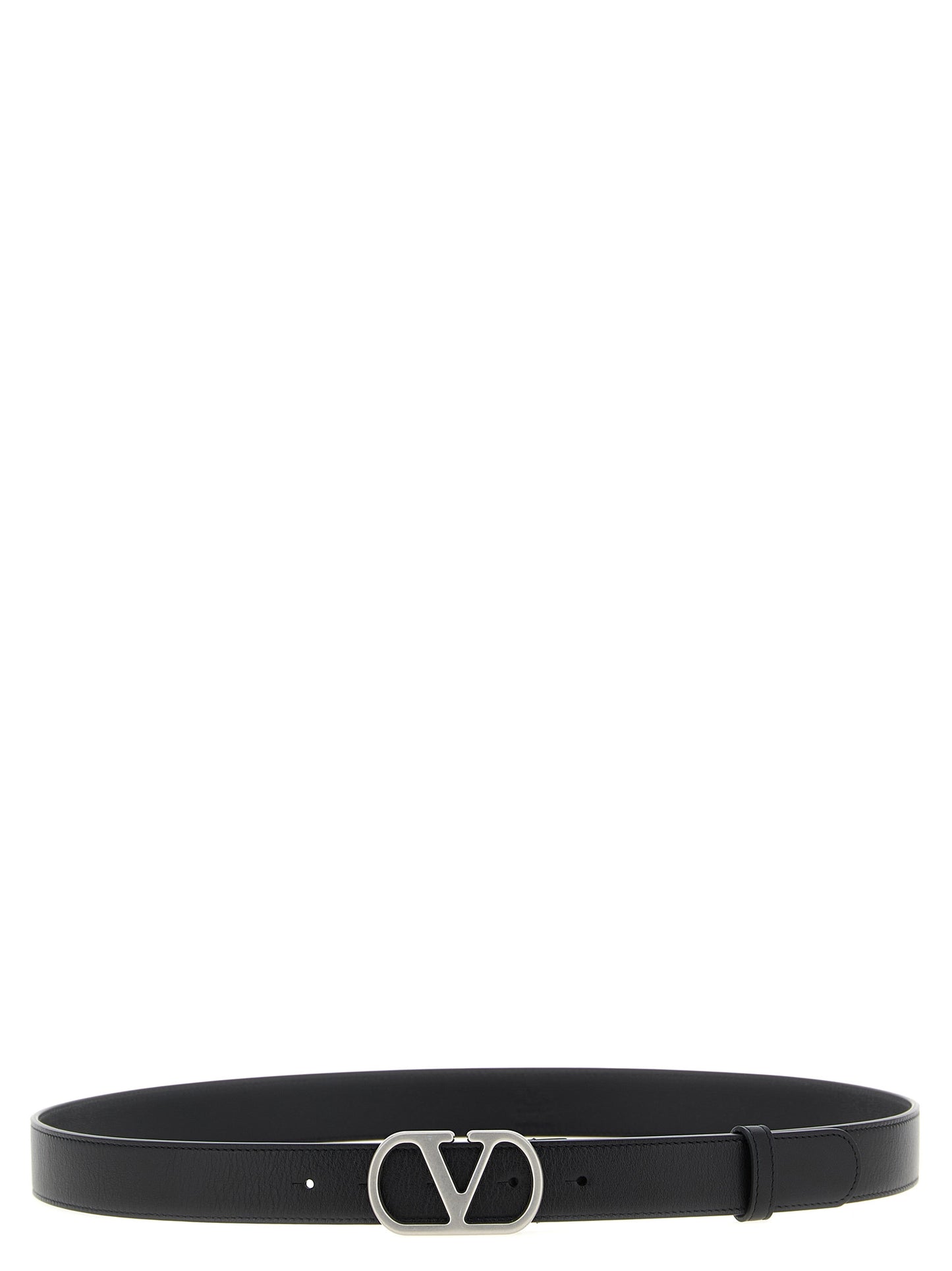 Black Calfskin Regular Belt