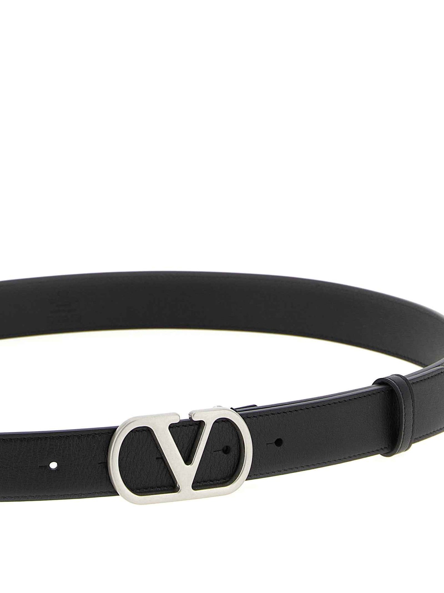 Black Calfskin Regular Belt