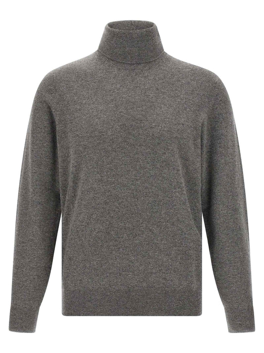 Gray Cashmere Cardigan