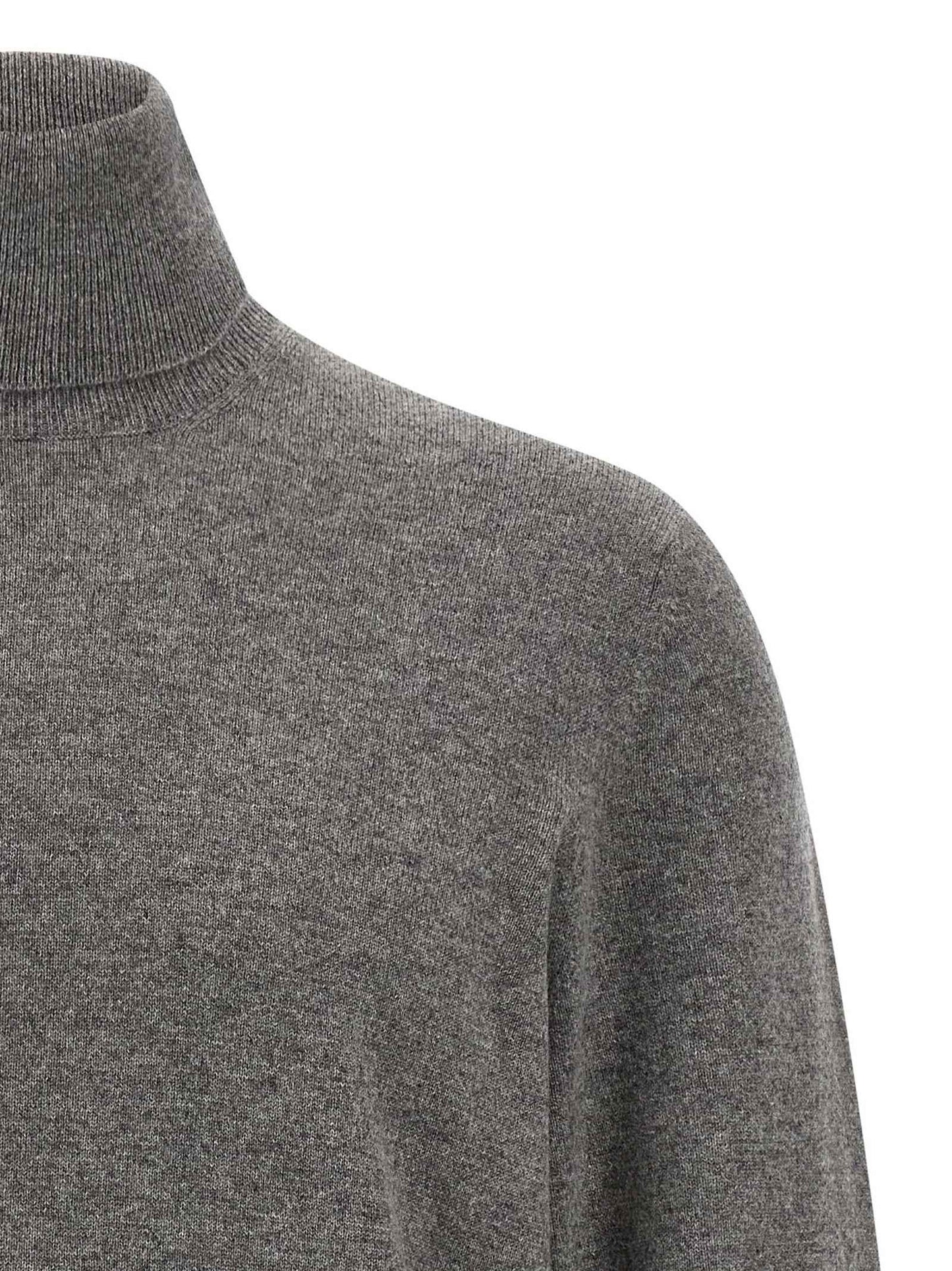 Gray Cashmere Cardigan