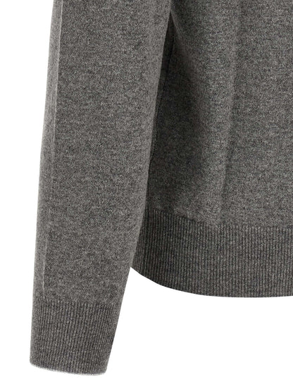 Gray Cashmere Cardigan
