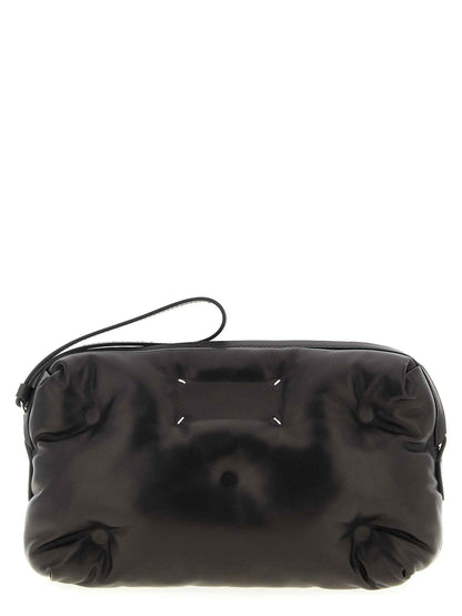 Black Lambskin Crossbody Bag