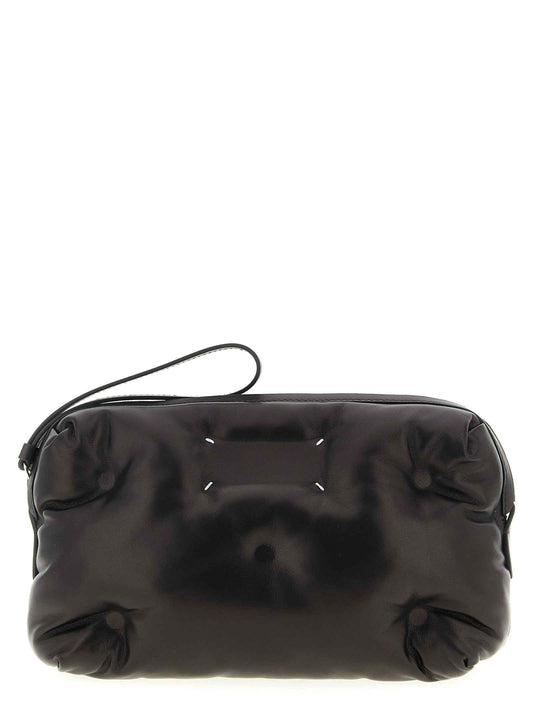Black Lambskin Crossbody Bag