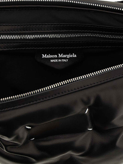 Black Lambskin Crossbody Bag