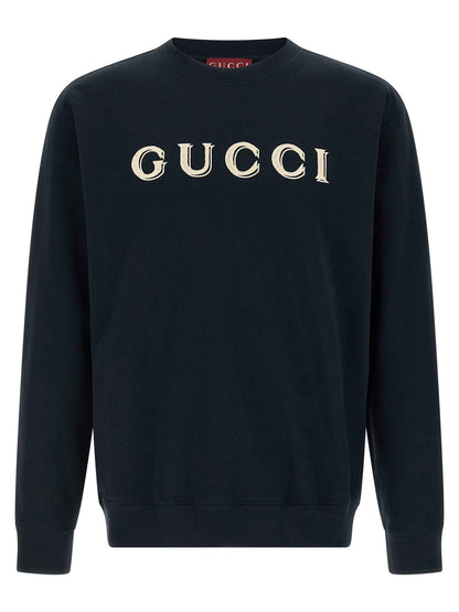 Blue Cotton Sweatshirt