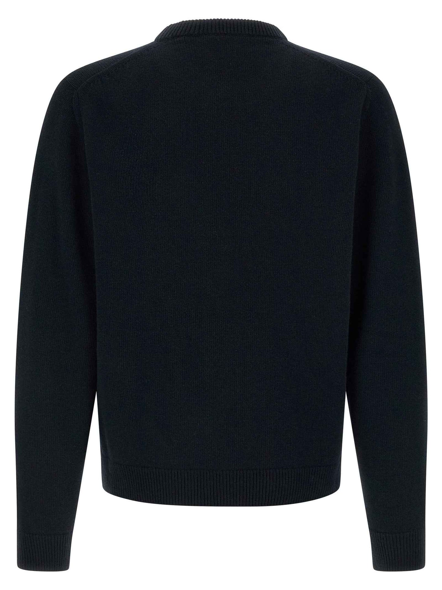 Blue Wool Cardigan