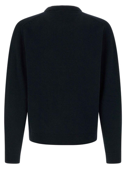 Blue Wool Cardigan