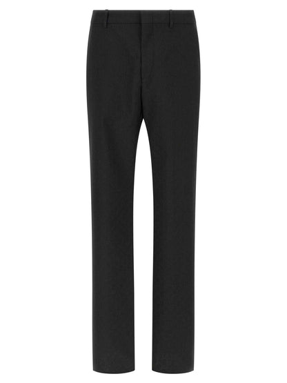 Black Polyester Dress Pants