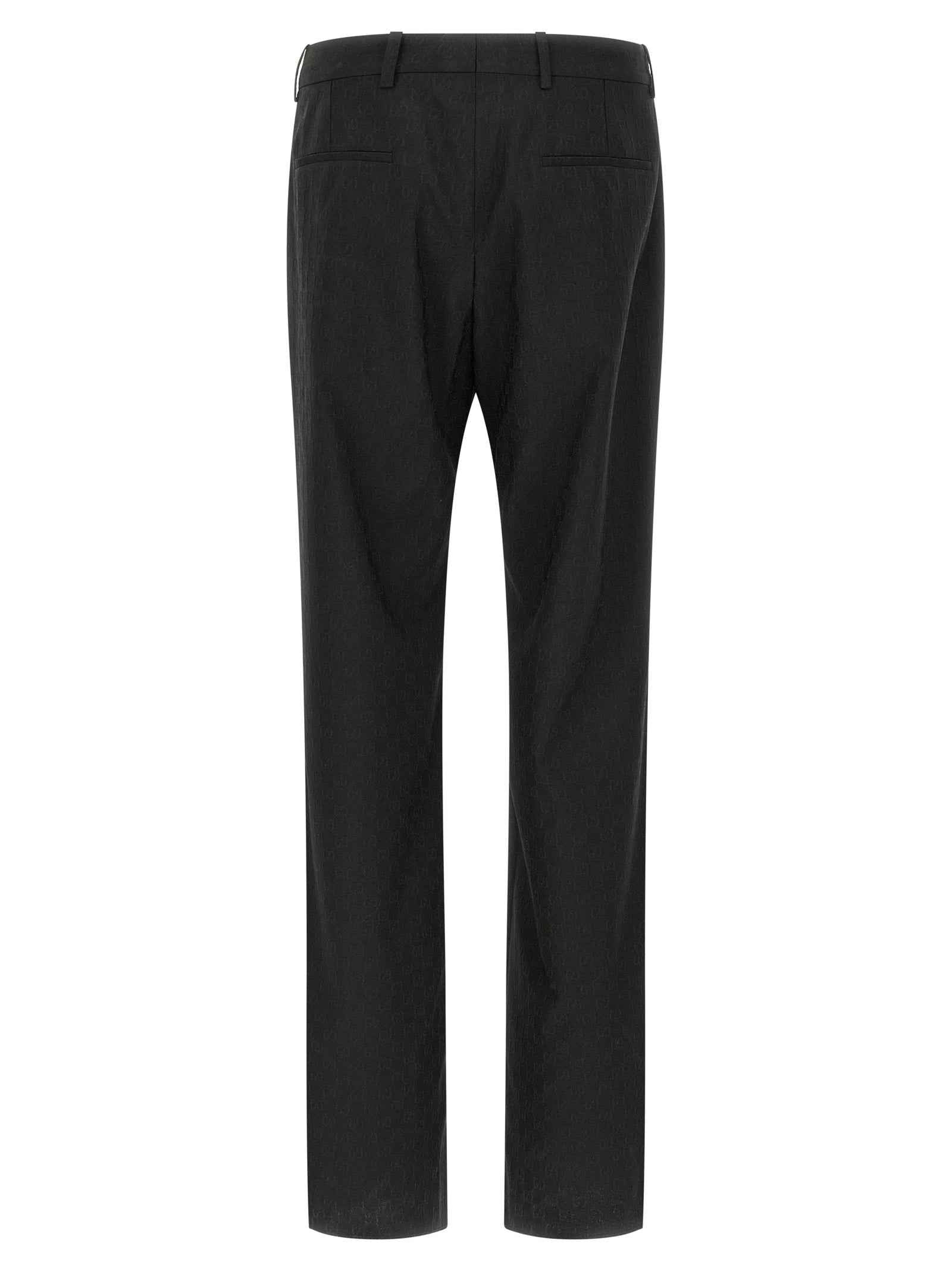 Black Polyester Dress Pants