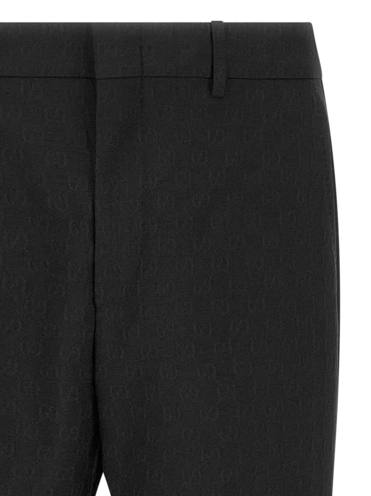Black Polyester Dress Pants
