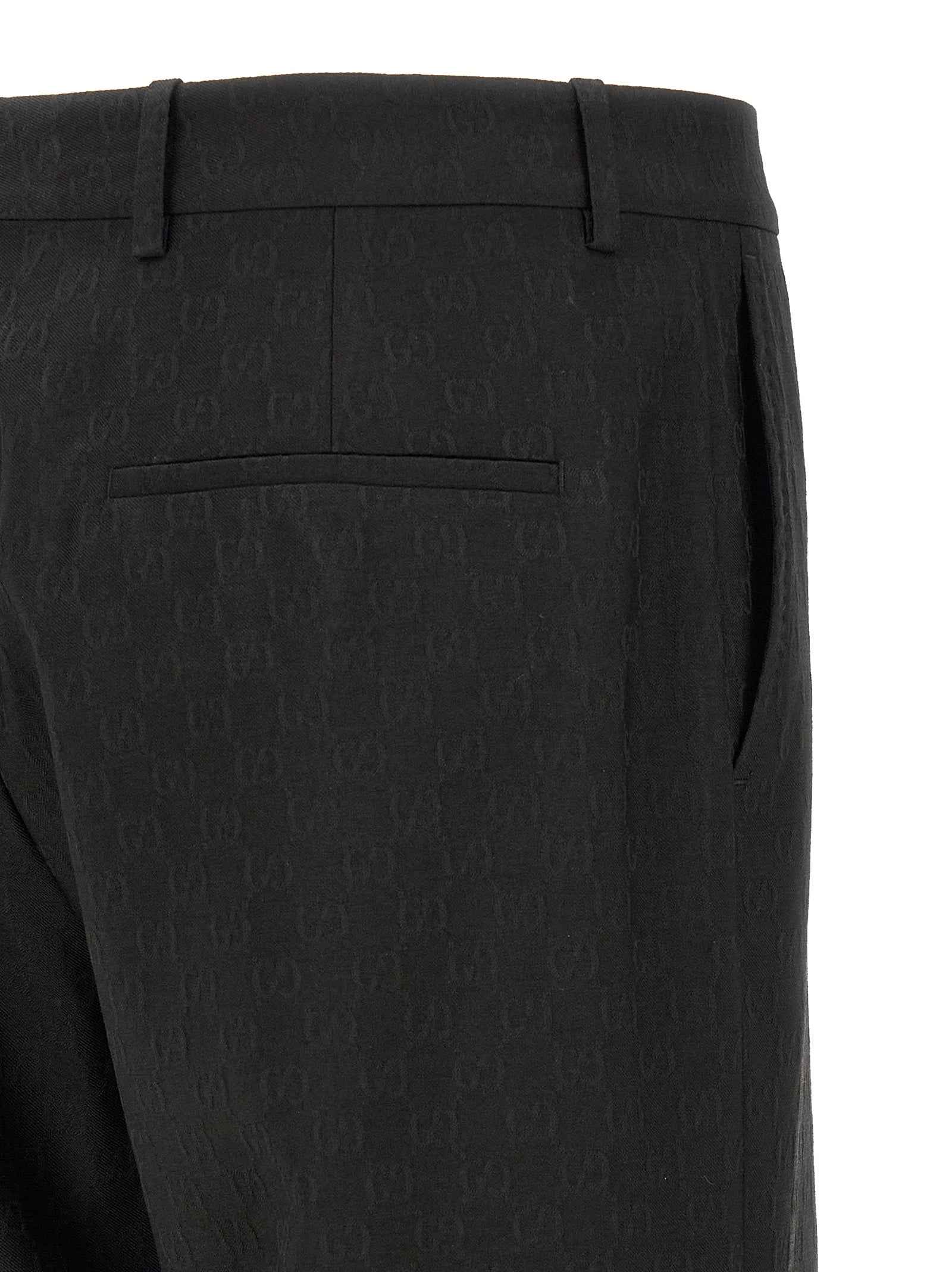 Black Polyester Dress Pants
