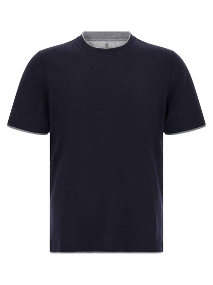 Blue Cotton T-Shirt