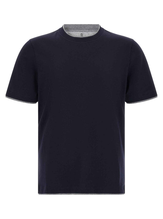 Blue Cotton T-Shirt