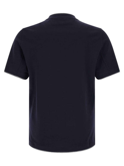 Blue Cotton T-Shirt