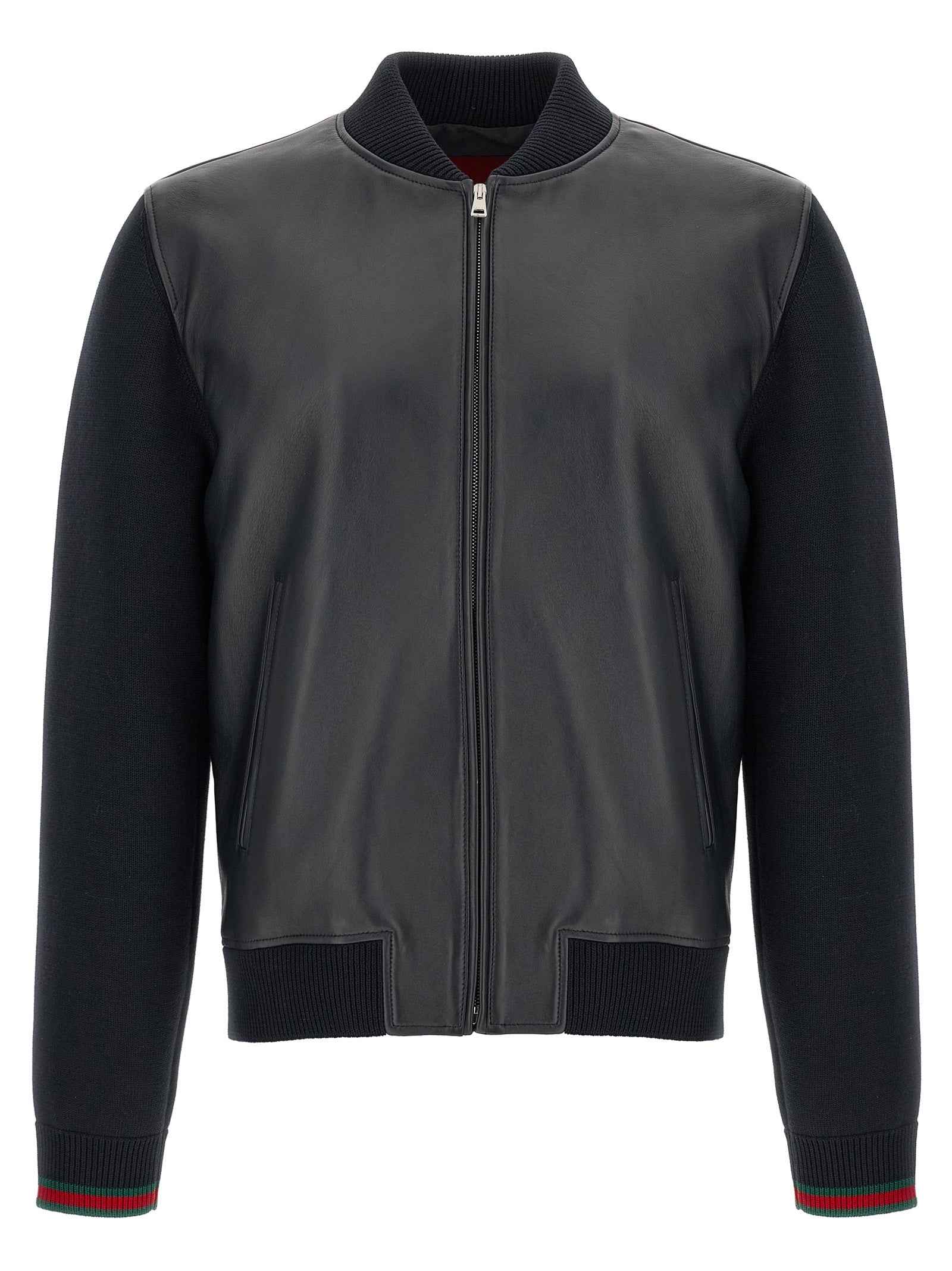 Blue Lamb Leather Leather Jacket