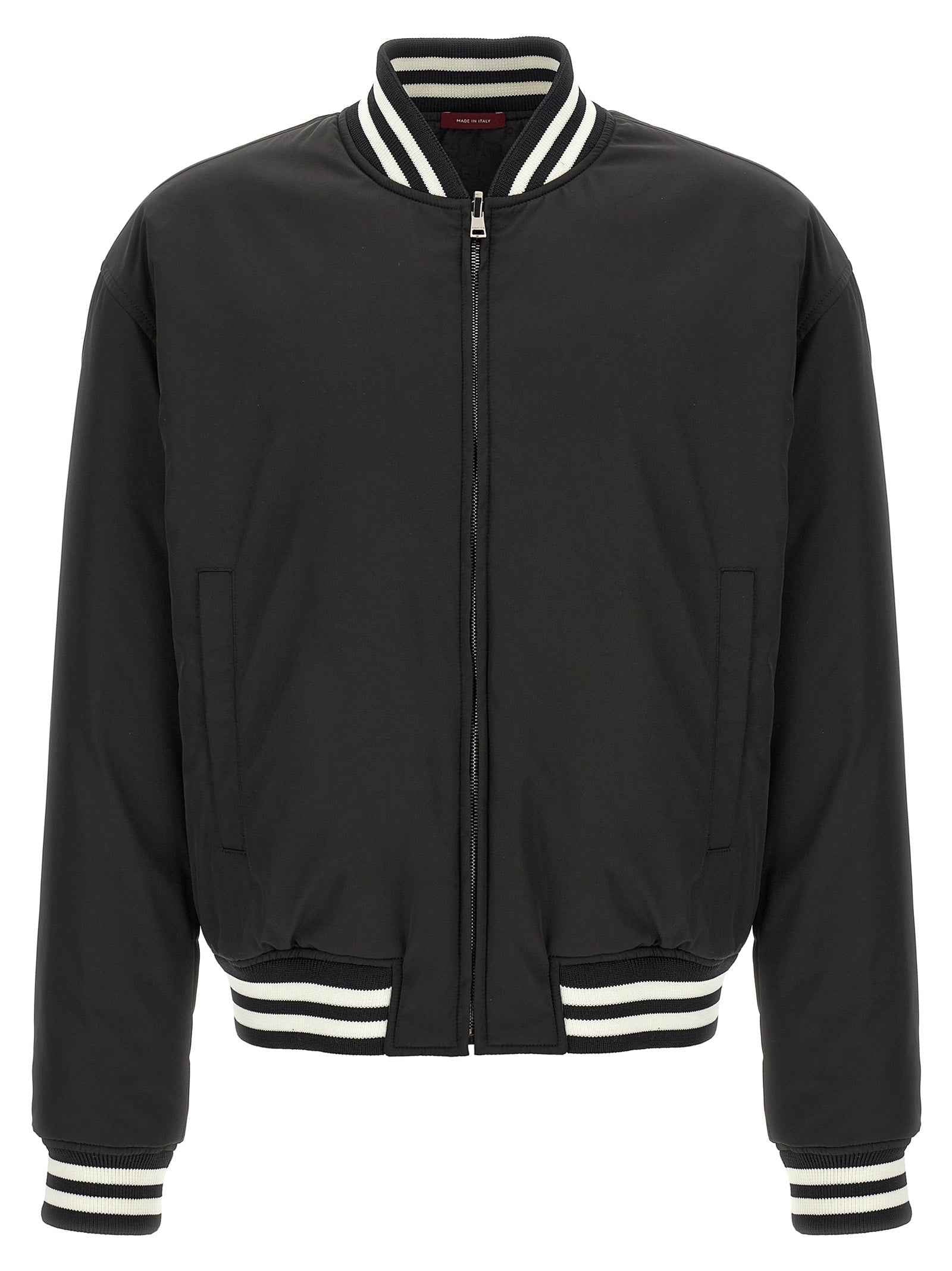 Bicolor Polyester Bomber