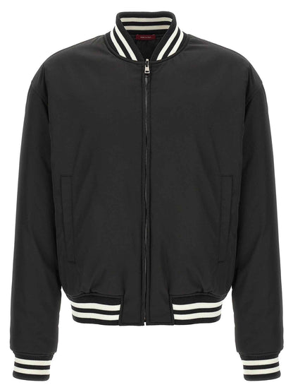 Bicolor Polyester Bomber