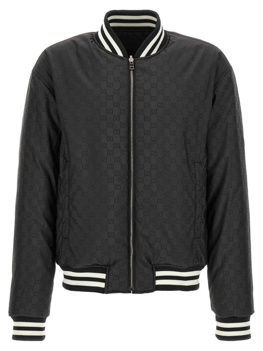 Bicolor Polyester Bomber